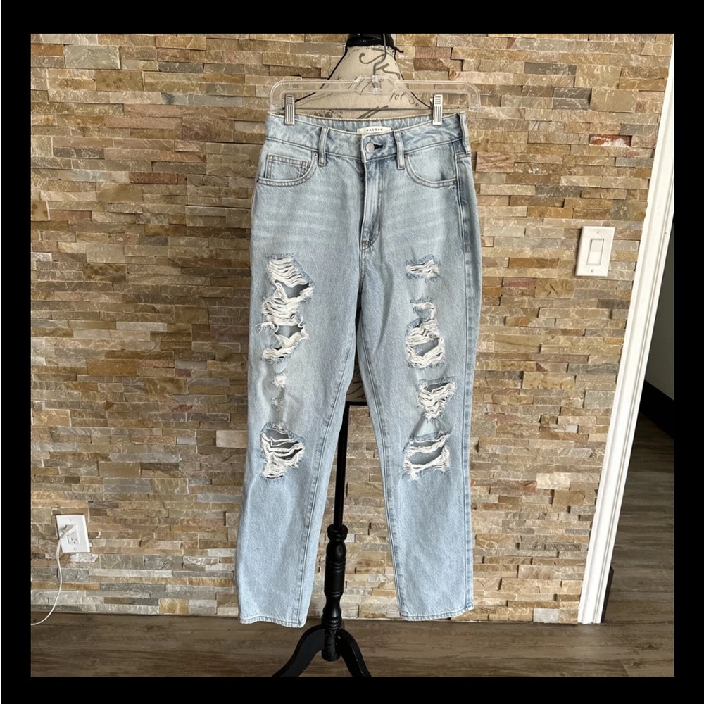 Pacsun Distressed Light Blue Women's Jeans 26x27